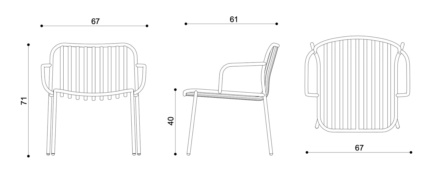 Technical Metis Line Lounge Armchair-TR-0193-LOUNGE-CB
