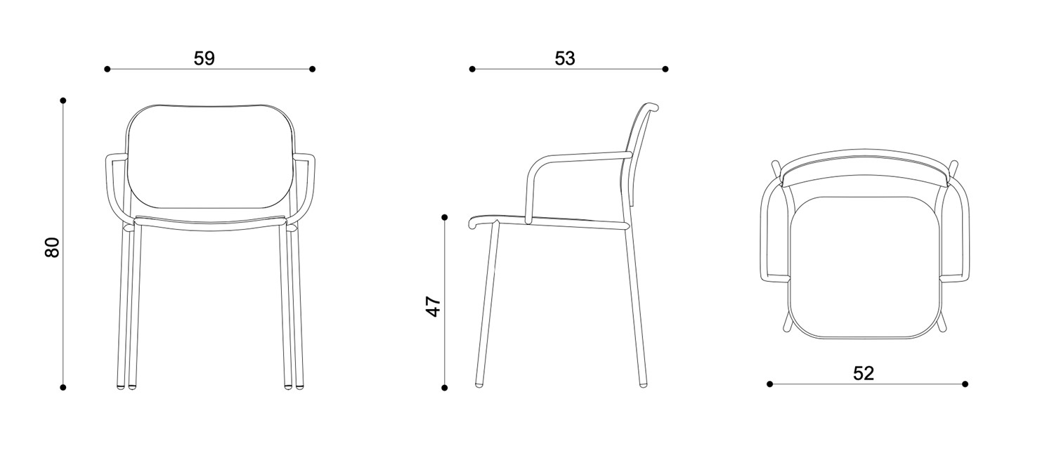 Technical Metis Wood Armchair-TR-0176-LE-CB