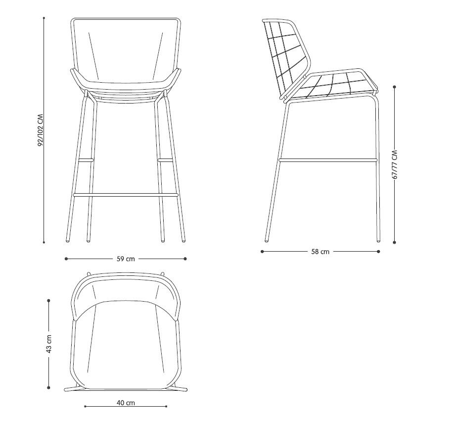 Technical Skin Stool Met-TR-0083 MET