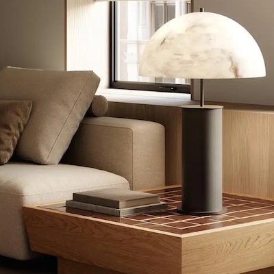 Alabastro Italiano Bordslampor