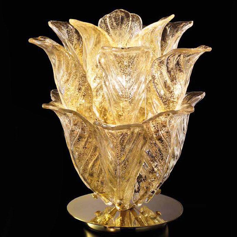Lámparas De Sobremesa De Cristal & Cristal De Murano