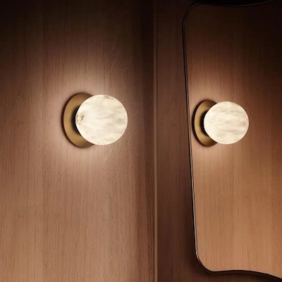 Alabastro Italiano Vägglampor