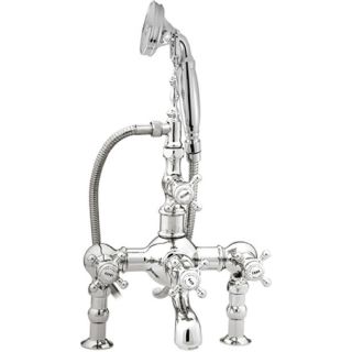 Bronces Mestre / Bath-Shower Fittings / Bath shower set for deck with porcelain 035011.000.50