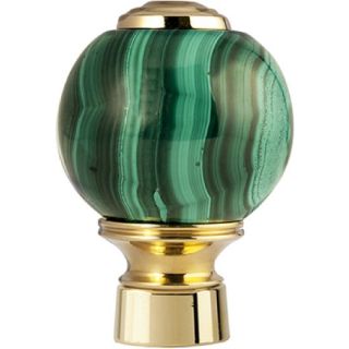 Bronces Mestre / Knobs for Shower Systems / Knob for shower system with malachite stone 037145.ML0.00