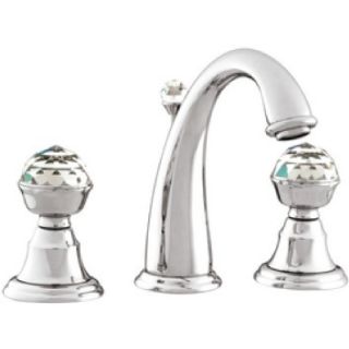 Bronces Mestre / Washbasin Fittings / Three holes basin set with Swarovski crystal 037201.C00.50