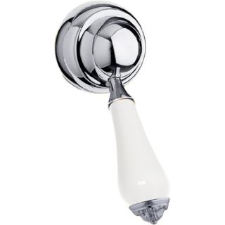 Bronces Mestre / Knobs for Shower Systems / Handle kit for shower system with white porcelain 058047.L00.50