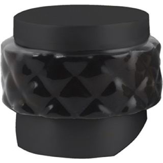 Bronces Mestre / Knobs for Shower Systems / Monolever handle kit for shower system with black porcelain 065547.N00.84