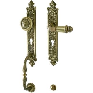 Bronces Mestre / Door Handles / Clasica set with keyhole europrofile 85mm right 0J4607.D85.44