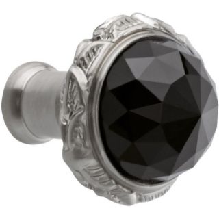 Bronces Mestre / Furniture Handles / Clasica 27mm with Swarovski black crystal 0Z5743.BN0.62