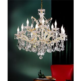 Italian Luxury Lighting / Chandeliers / Maria Theresa Silver 15 Lights 1035 015