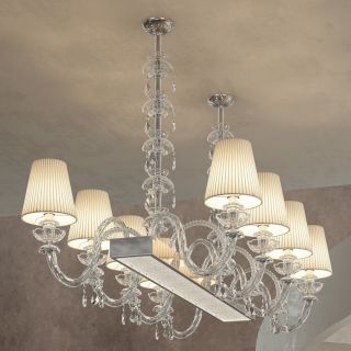 Patrizia Volpato / Chandeliers / Intrecci Handcrafted Murano Glass 1310-10