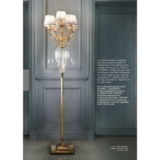 Il Paralume Marina / Floor Lamps / 1744/FL ORO 24K
