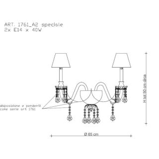 Il Paralume Marina / Wall Lamp / 1761/A2