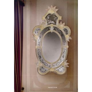 Italian Luxury Lighting / Wall Mirrors / Vintage Venetian Murano Glass 440S