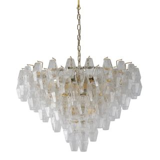 Patrizia Volpato / Chandeliers / Glace Handcrafted Murano Glass 24 Karat Gold PV-4600-S