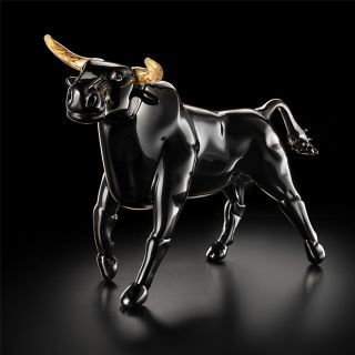 Italian Luxury Lighting / Animal Sculptures / Bull in Murano Glass 6033 1 COL