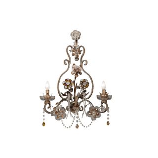 Mechini / Wall Lights / Murano Glass and Clear Pearl Banding A270/2