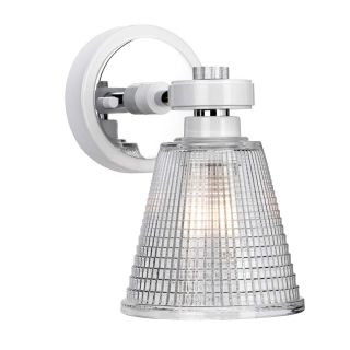 Elstead Lighting / Wall Lights / Gunnislake White Polished Chrome