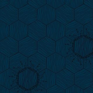 Bisazza / Wood - Decorations / Floral Denim