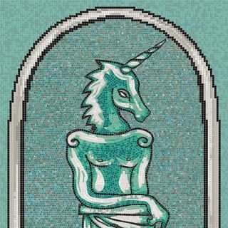 Bisazza / Mosaico - Decorations / Licorne Verte (Timeless)