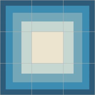 Bisazza / Cementiles / Maze Indigo