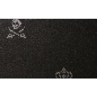 Bisazza / Mosaico - Decorations / Skulls & Crowns Black (Luxe)
