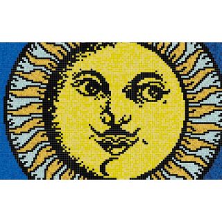 Bisazza / Mosaico - Decorations / Soli A Capri Blu (Collezione fornasetti)