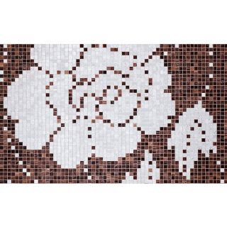Bisazza / Mosaico - Decorations / Winter Flowers Oro Nero (Flora)