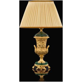 Badari / Table lamps / Medici Lamp With Malachite A1-175-ML