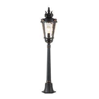 Elstead Lighting / Outdoor Post Lights / Baltimore 1 Medium Pillar Weathered Bronze