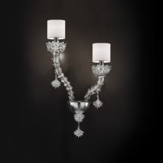 Glass & Glass Murano / Wall Sconces / Contemporary Venetian chandeliers C-2303/A2P