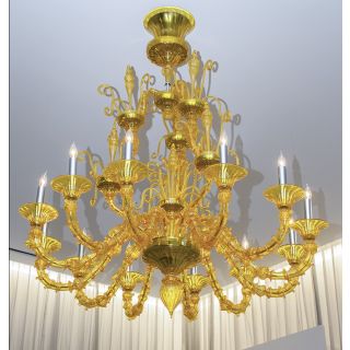 Glass & Glass Murano / Chandeliers / Traditional Venetian C-28050