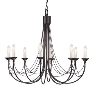 Elstead Lighting / Chandeliers / Carisbrooke 8 Black