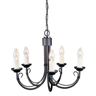 Elstead Lighting / Chandeliers / Chartwell 5 Black