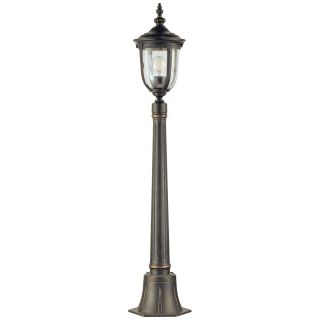 Elstead Lighting / Outdoor Post Lights / Cleveland Small Pillar Lantern Weathered Bronze
