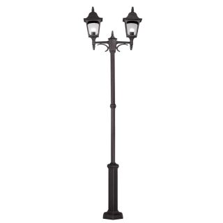 Elstead Lighting / Outdoor Post Lights / Chapel Twin Black