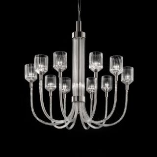 Glass & Glass Murano / Chandeliers / Contemporary Venetian C-Flute
