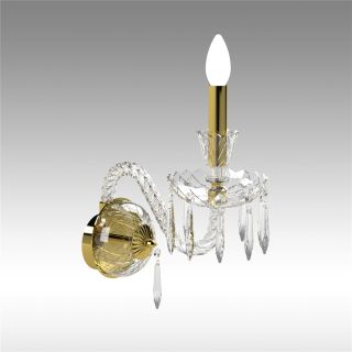 Italian Luxury Lighting / Wall Sconces / Elegance Crystal 1 Lights D1200 001WL