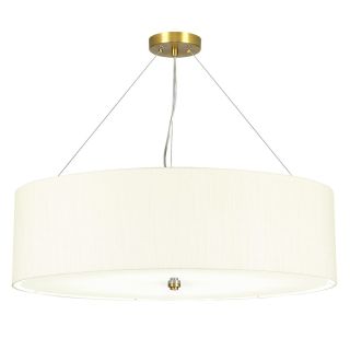 Elstead Lighting / Pendants & Suspension Lights / Pearce 30 Aged Brass with Ivory Shade