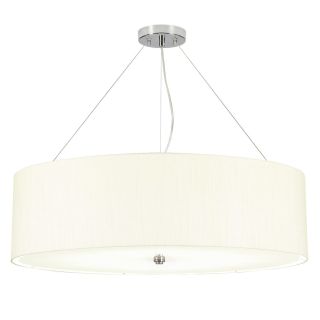 Elstead Lighting / Pendants & Suspension Lights / Pearce 30 Polished Chrome with Ivory Shade