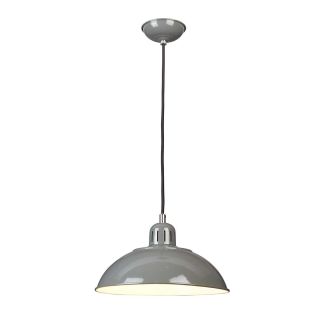 Elstead Lighting / Pendant Lights / Franklin 1 Grey