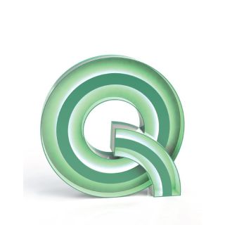 DelightFULL / Floor or Wall Lamps / Light Letter Q | Graphic Letters "Q"
