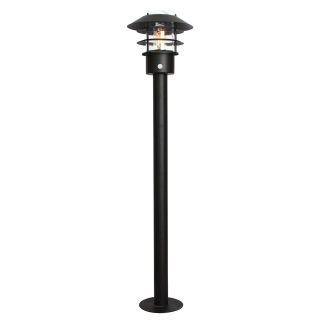 Elstead Lighting / Outdoor Bollard Lights / Helsingor 1 Lantern with PIR Black