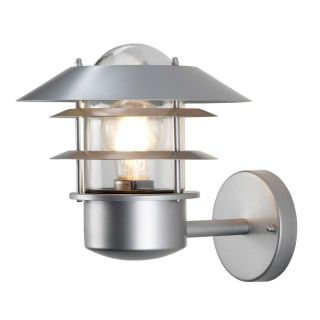 Elstead Lighting / Outdoor Wall Lights / Helsingor Lantern Silver