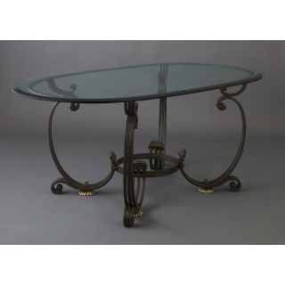 Dining Table from Wrought Iron HF2031TA Conchiglia by Officina Ciani