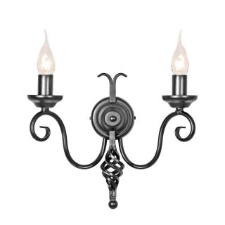 Elstead Lighting / Wall Lights / Harlech 2 Black