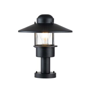 Elstead Lighting / Outdoor Pedestal Lights / Klampenborg 1 Black