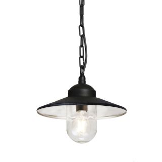 Elstead Lighting / Outdoor Pendant Lights / Klampenborg Chain Lantern Black
