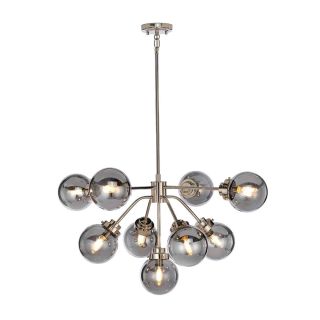 Elstead Lighting / Chandeliers / Kula 9 Polished Nickel