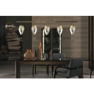 Mechini / Chandeliers / Bohemian Crystal and Lamp Shades L-flute/5 Line